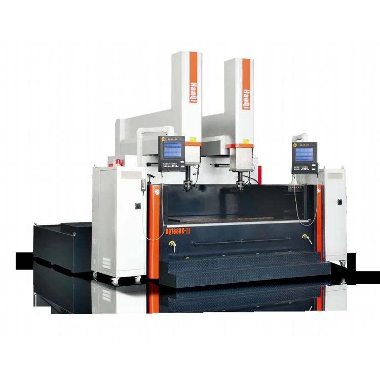 Machine d'électroérosion à double tête entièrement CNC de haute précision avec servomoteur